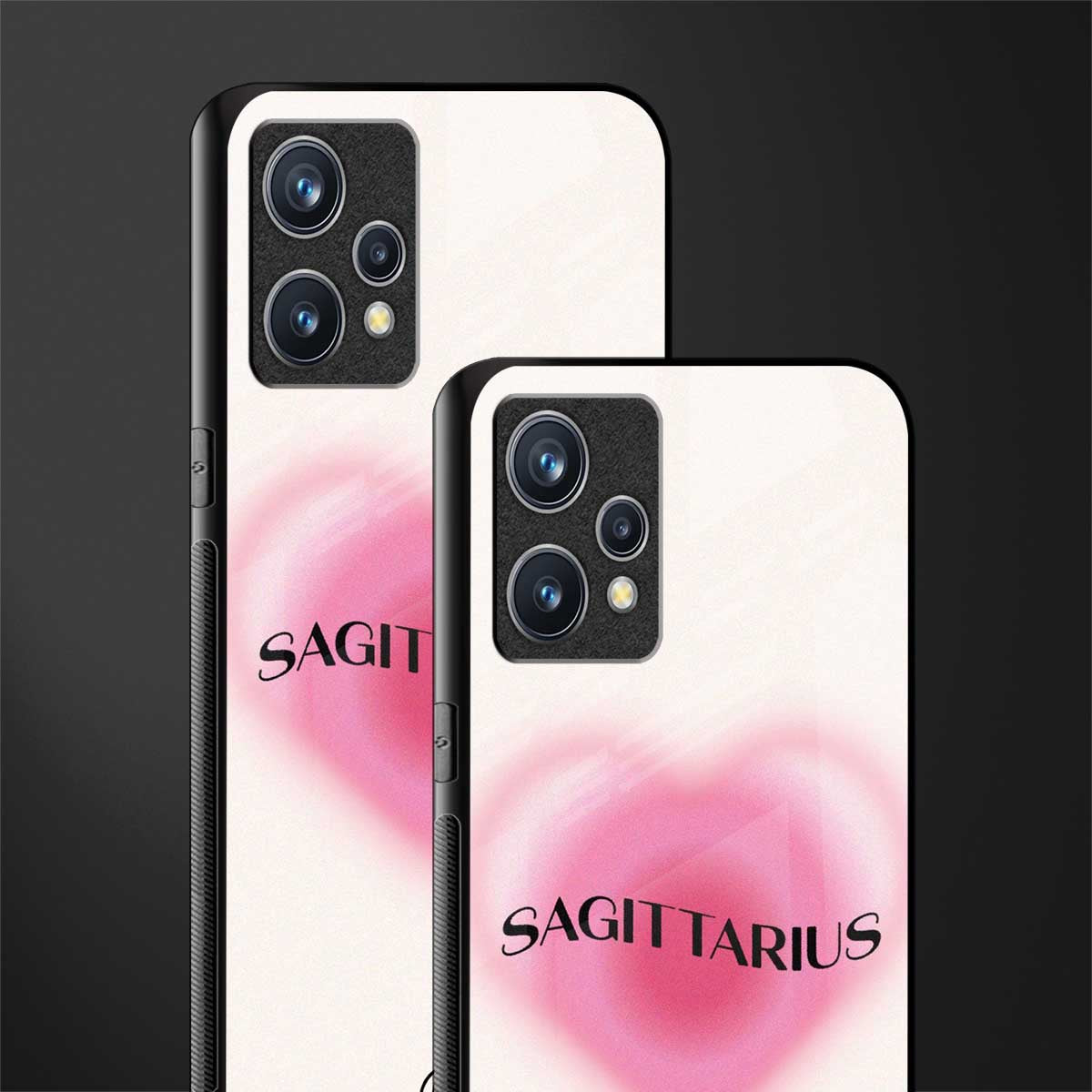 sagittarius minimalistic glass case for realme 9 4g image-2