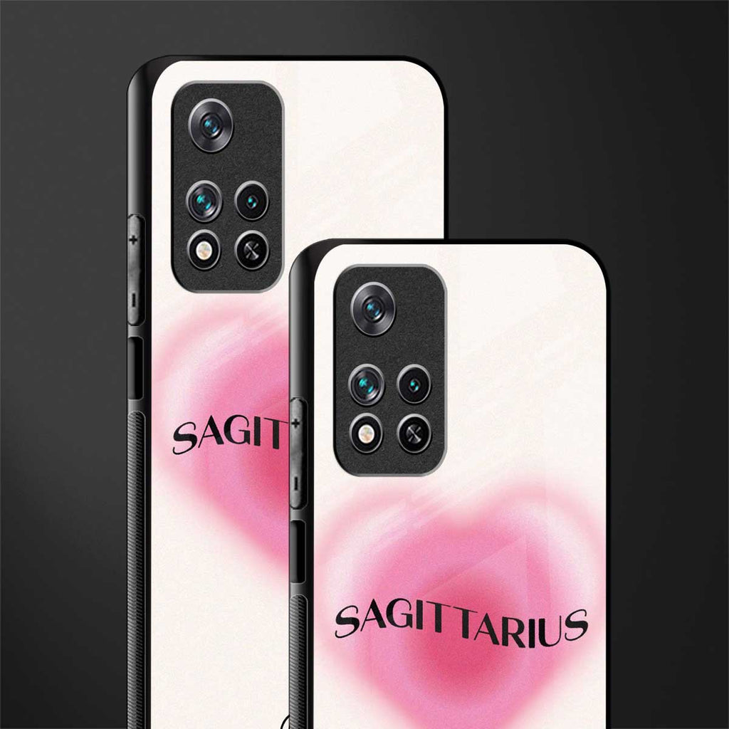 sagittarius minimalistic glass case for xiaomi 11i 5g image-2