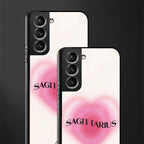 sagittarius minimalistic glass case for samsung galaxy s22 5g image-2