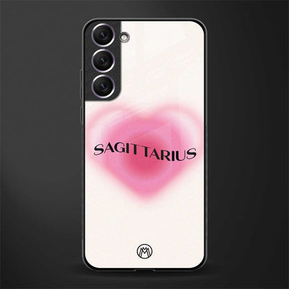 sagittarius minimalistic glass case for samsung galaxy s22 5g image