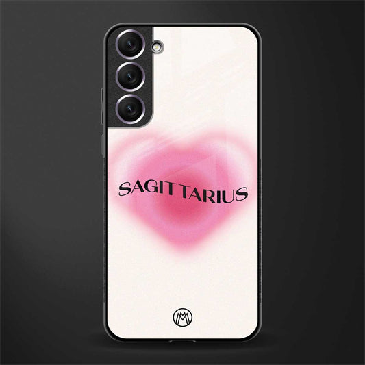 sagittarius minimalistic glass case for samsung galaxy s21 image