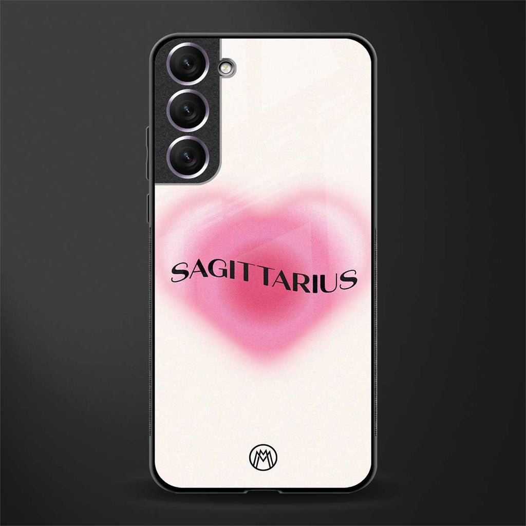 sagittarius minimalistic glass case for samsung galaxy s21 plus image
