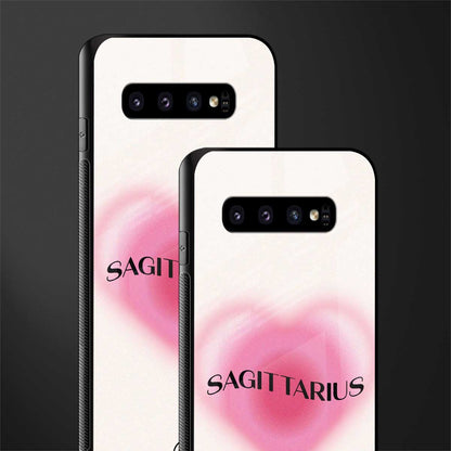 sagittarius minimalistic glass case for samsung galaxy s10 plus image-2
