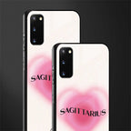 sagittarius minimalistic glass case for samsung galaxy s20 image-2