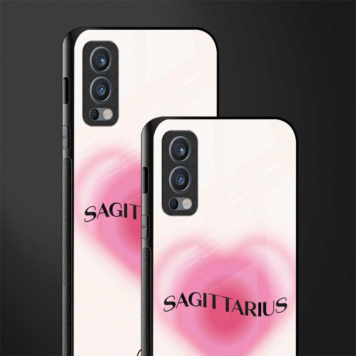 sagittarius minimalistic glass case for oneplus nord 2 5g image-2