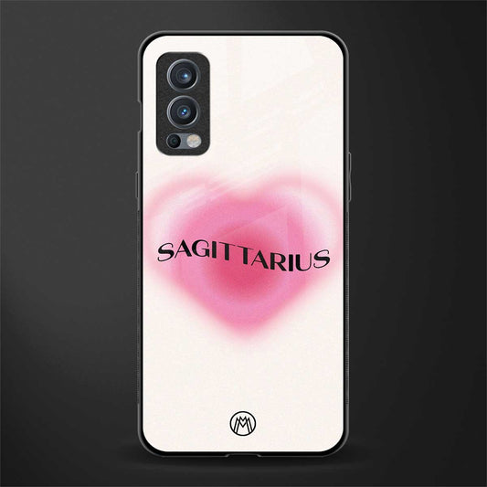 sagittarius minimalistic glass case for oneplus nord 2 5g image
