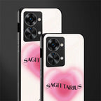 sagittarius minimalistic glass case for phone case | glass case for oneplus nord 2t 5g