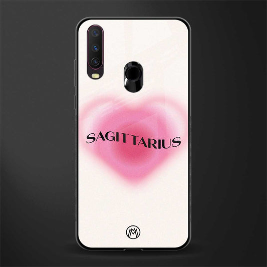 sagittarius minimalistic glass case for vivo y15 image