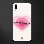 sagittarius minimalistic glass case for vivo v11 pro image