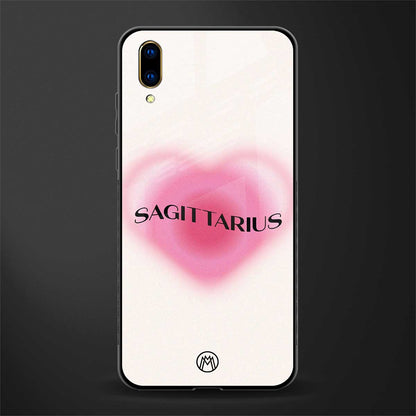 sagittarius minimalistic glass case for vivo v11 pro image