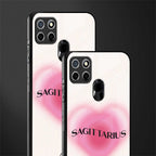 sagittarius minimalistic glass case for realme narzo 30a image-2