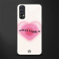 sagittarius minimalistic glass case for realme narzo 20 pro image