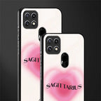 sagittarius minimalistic glass case for oppo a15 image-2