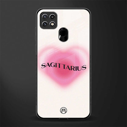 sagittarius minimalistic glass case for oppo a15s image