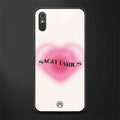 sagittarius minimalistic glass case for redmi 9a image