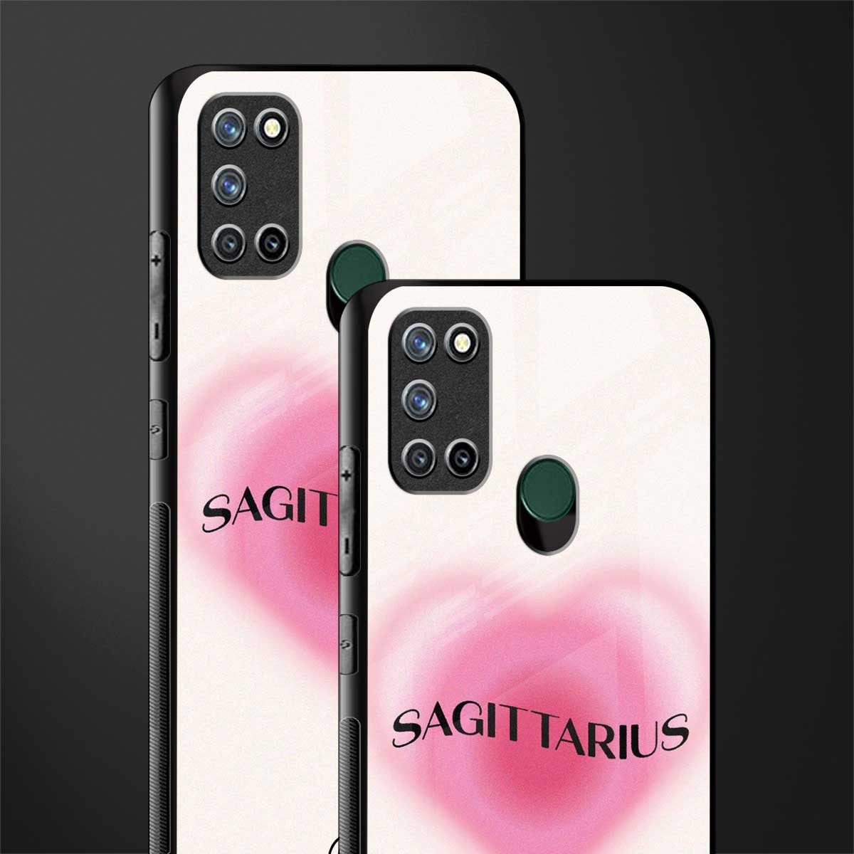 sagittarius minimalistic glass case for realme 7i image-2