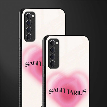 sagittarius minimalistic glass case for oppo reno 4 pro image-2