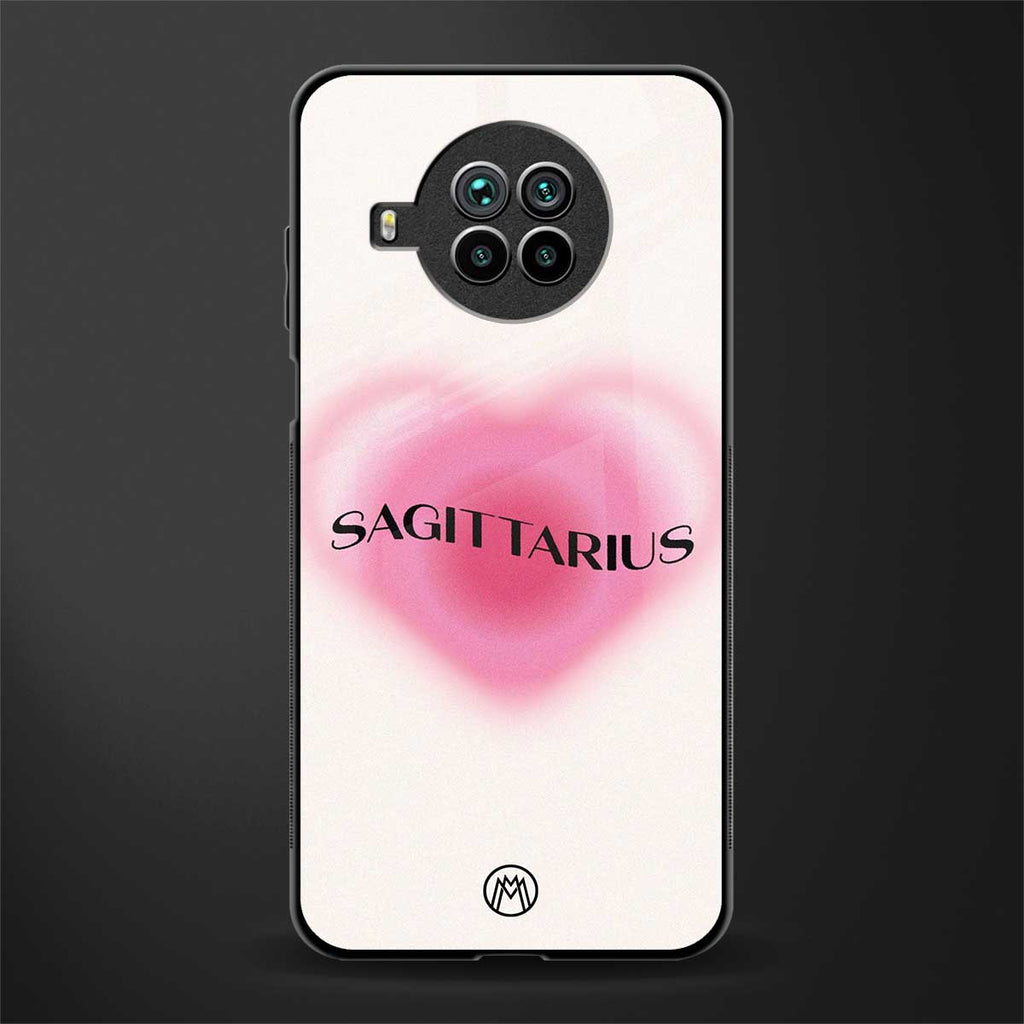sagittarius minimalistic glass case for mi 10i image