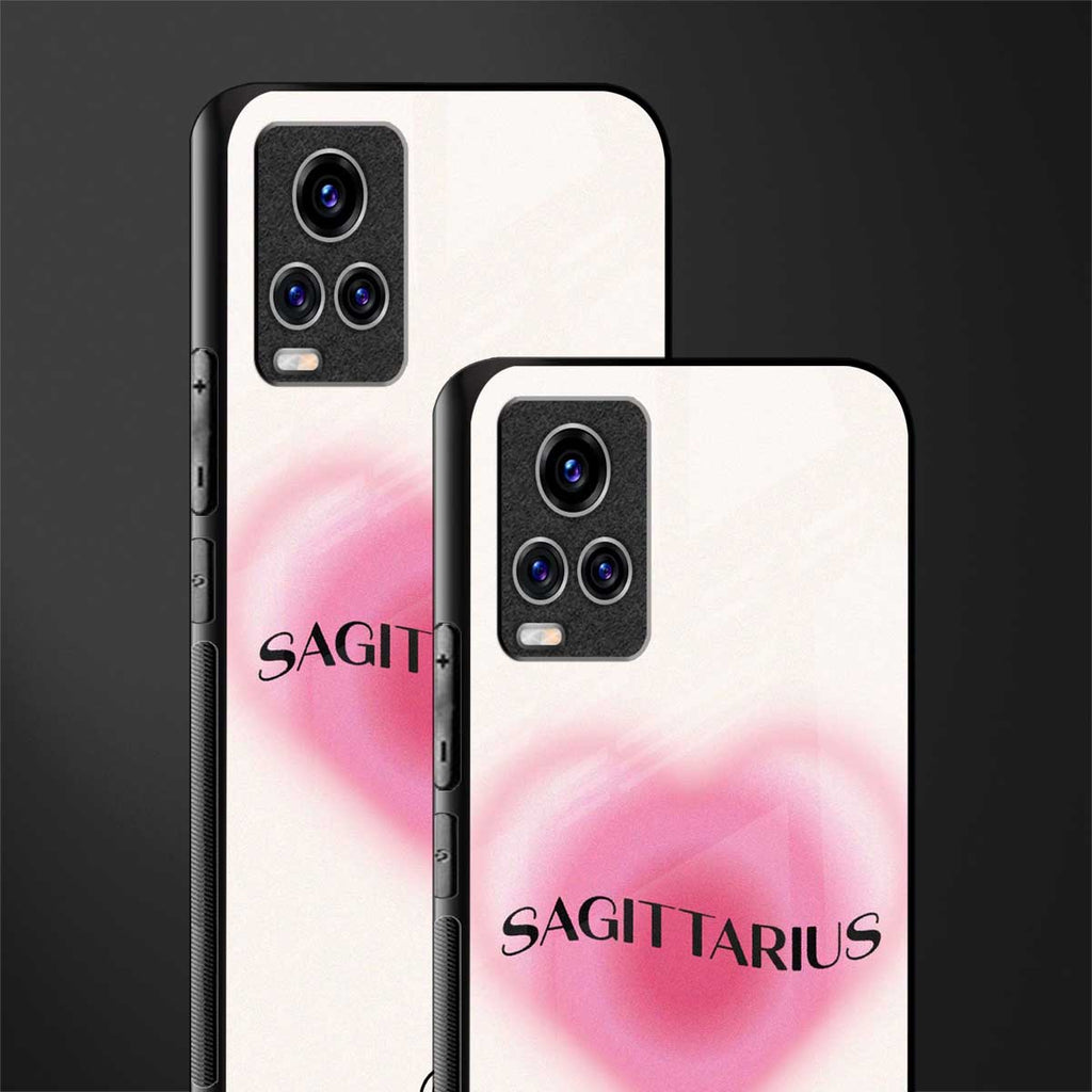 sagittarius minimalistic glass case for vivo v20 pro image-2