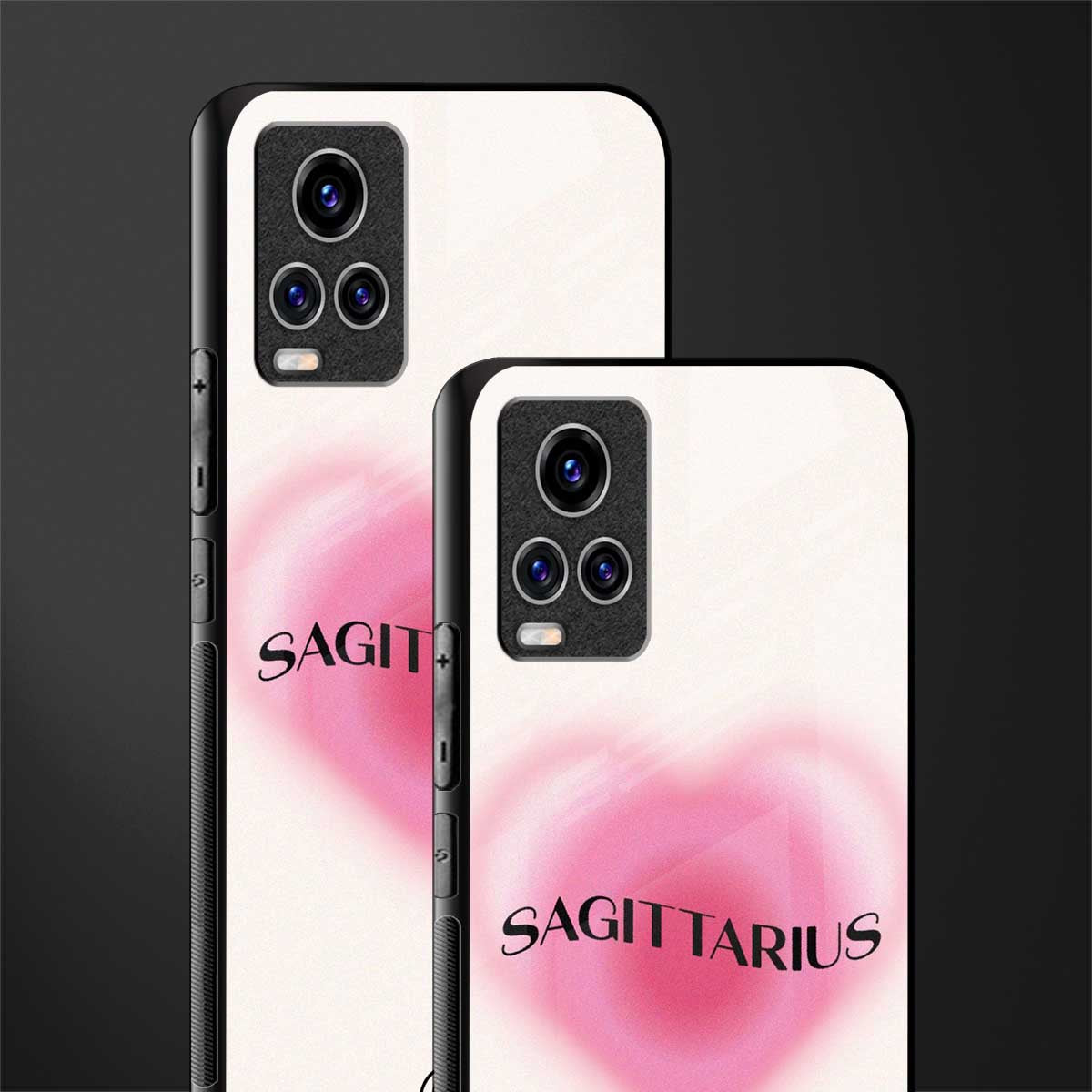 sagittarius minimalistic glass case for vivo v20 pro image-2