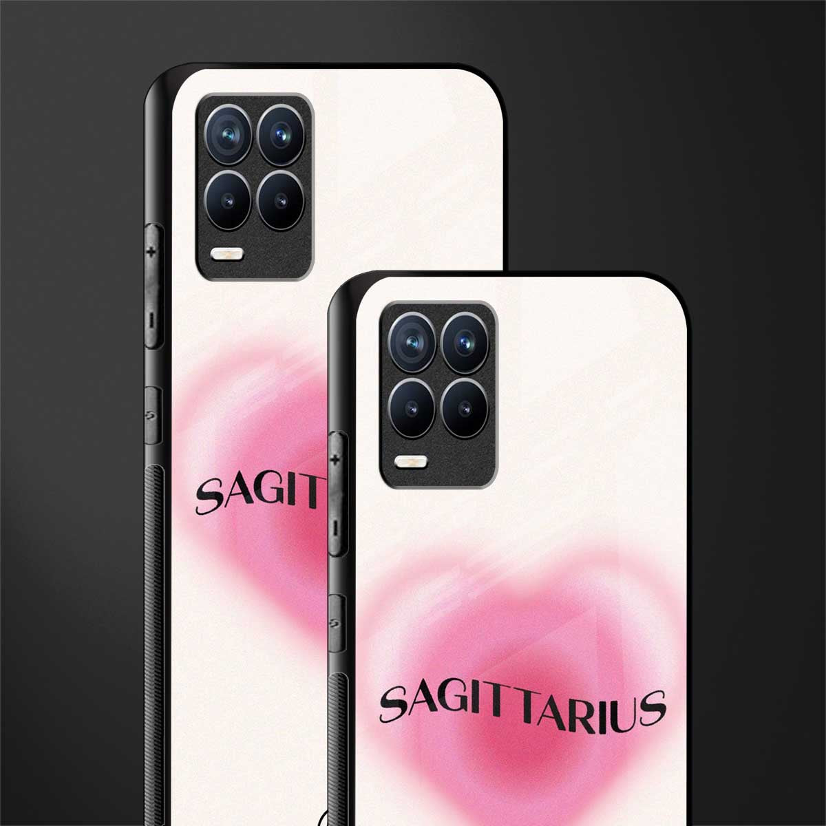 sagittarius minimalistic glass case for realme 8 4g image-2