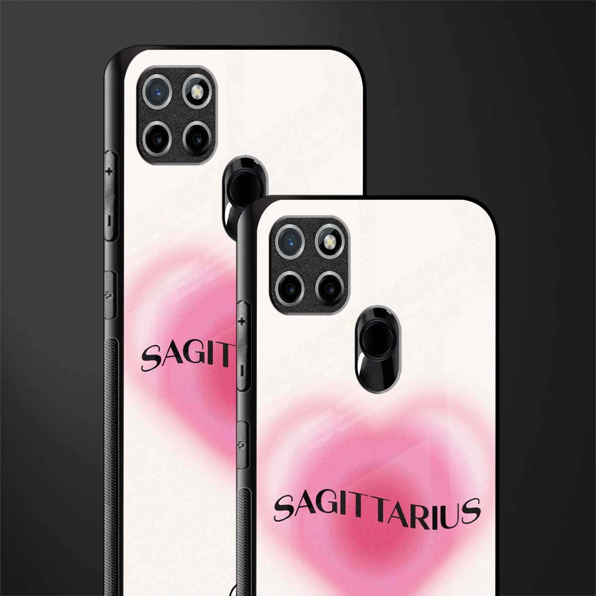 sagittarius minimalistic glass case for realme c21 image-2