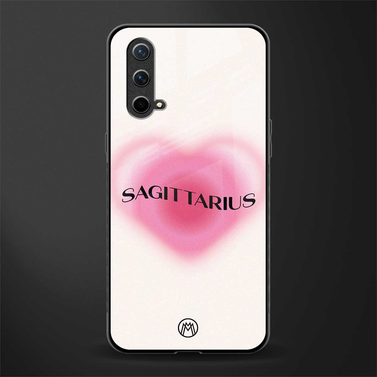 sagittarius minimalistic glass case for oneplus nord ce 5g image
