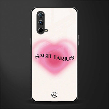 sagittarius minimalistic glass case for oneplus nord ce 5g image
