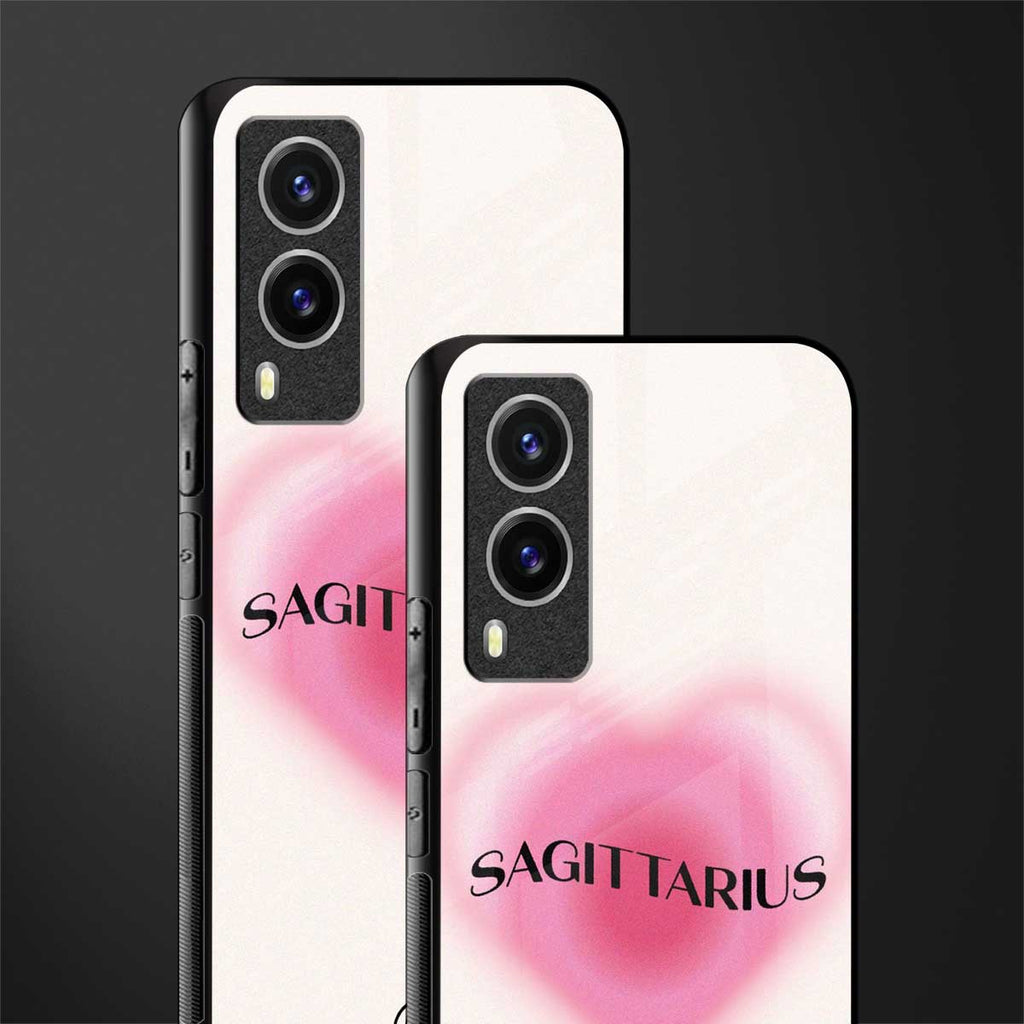 sagittarius minimalistic glass case for vivo v21e 5g image-2