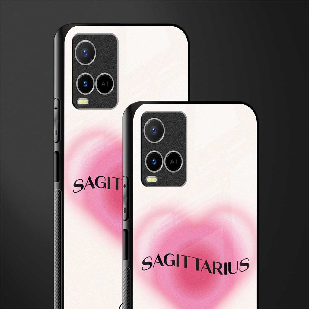sagittarius minimalistic glass case for vivo y21s image-2