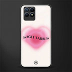 sagittarius minimalistic glass case for realme narzo 50 image