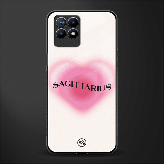 sagittarius minimalistic glass case for realme 8i image