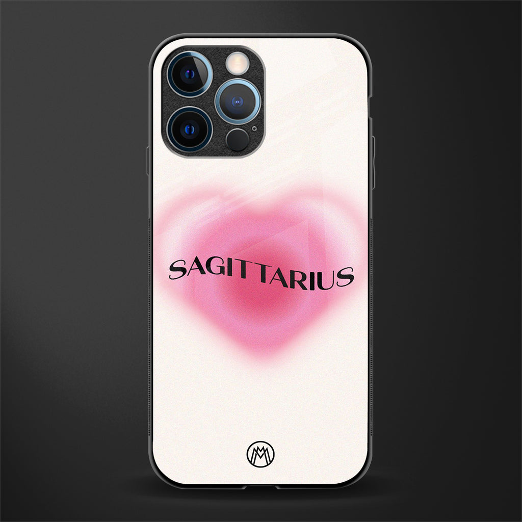 sagittarius minimalistic glass case for iphone 12 pro image