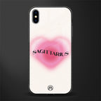 sagittarius minimalistic glass case for iphone xs max image