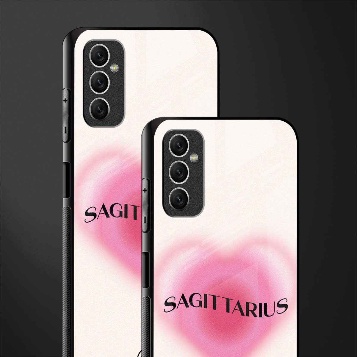 sagittarius minimalistic glass case for samsung galaxy m52 5g image-2
