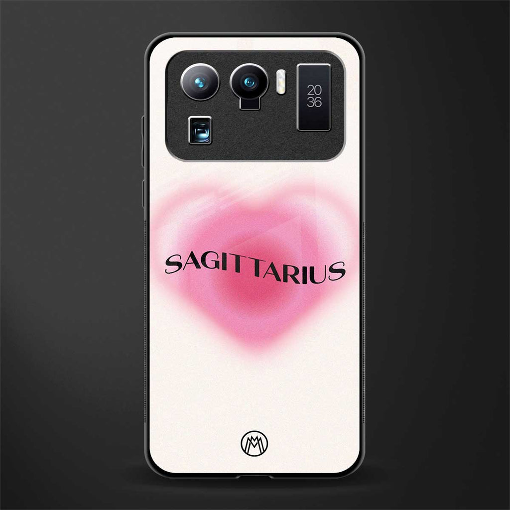 sagittarius minimalistic glass case for mi 11 ultra 5g image