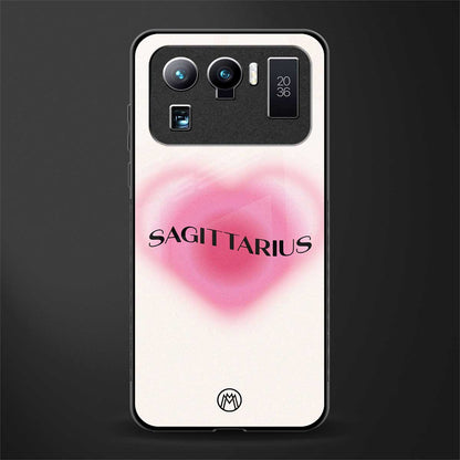 sagittarius minimalistic glass case for mi 11 ultra 5g image