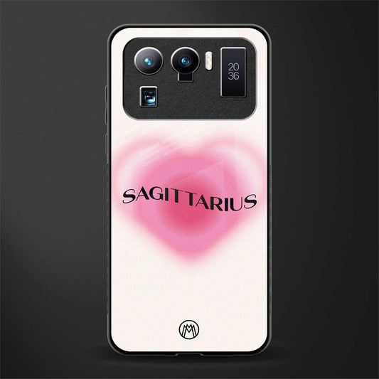 sagittarius minimalistic glass case for mi 11 ultra 5g image