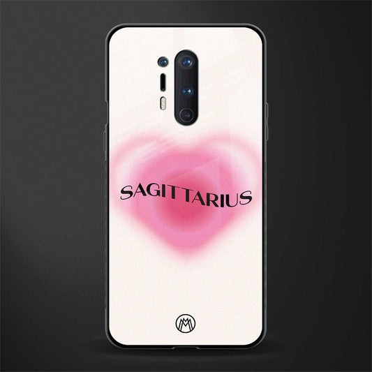 sagittarius minimalistic glass case for oneplus 8 pro image