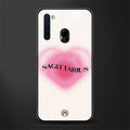 sagittarius minimalistic glass case for samsung a21 image