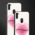 sagittarius minimalistic glass case for samsung a11 image-2