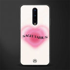 sagittarius minimalistic glass case for oneplus 8 image