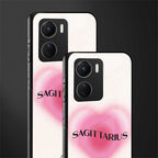 sagittarius minimalistic back phone cover | glass case for vivo y16