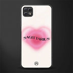 sagittarius minimalistic back phone cover | glass case for samsung galaxy f42