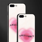sagittarius minimalistic glass case for iphone 7 plus image-2