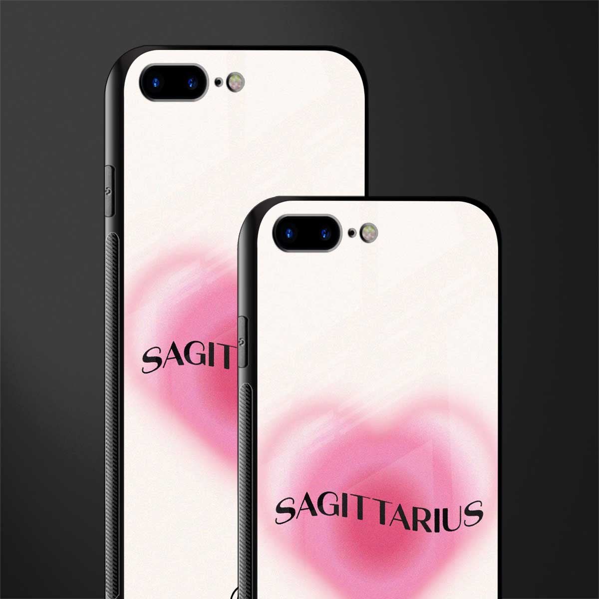sagittarius minimalistic glass case for iphone 7 plus image-2