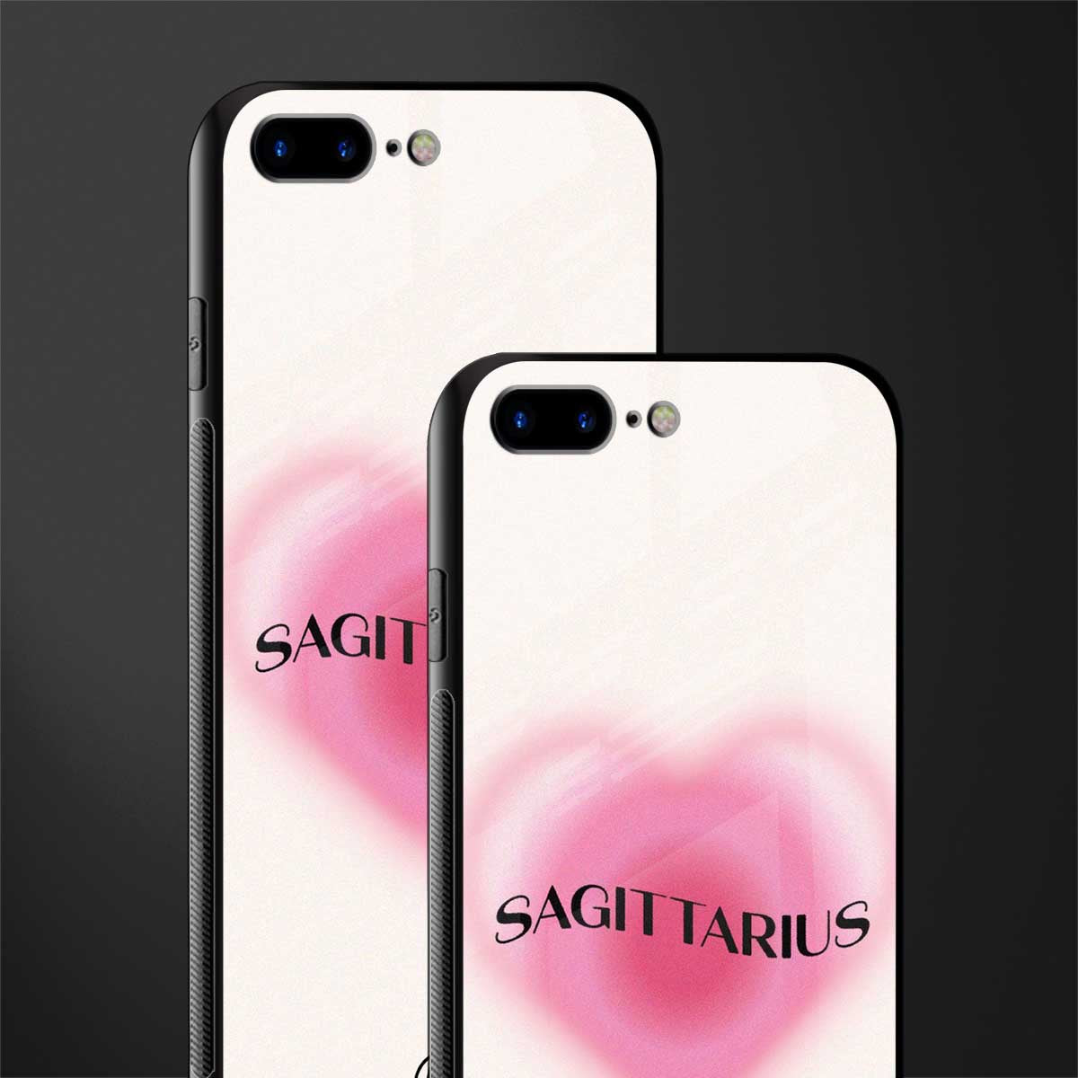 sagittarius minimalistic glass case for iphone 8 plus image-2