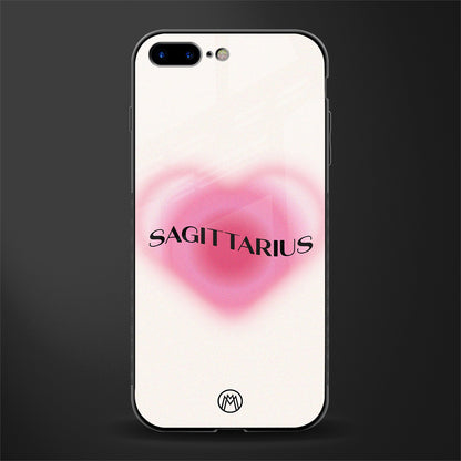 sagittarius minimalistic glass case for iphone 8 plus image