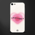 sagittarius minimalistic glass case for iphone 8 image