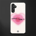 sagittarius minimalistic back phone cover | glass case for samsun galaxy a24 4g